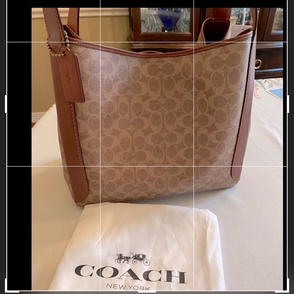 COACH Hadley Purse/New With Tags  Coach signature Hadley Hobo (Retail $395)